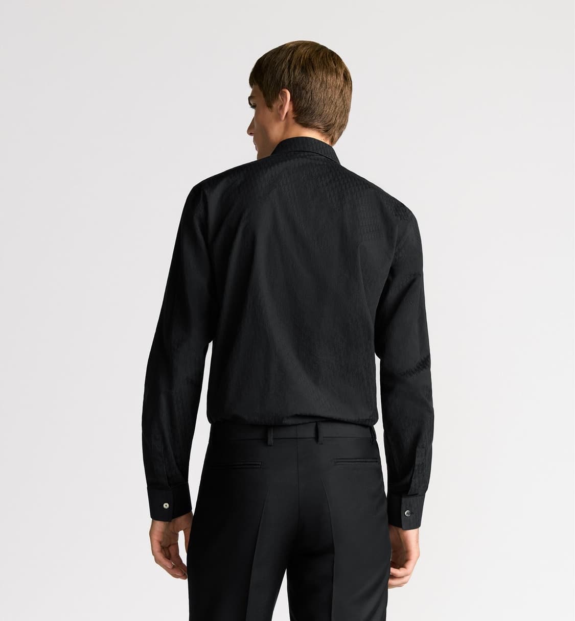 (A+/40) / 디올 오블리크 셔츠 블랙 자카드 상품이미지10