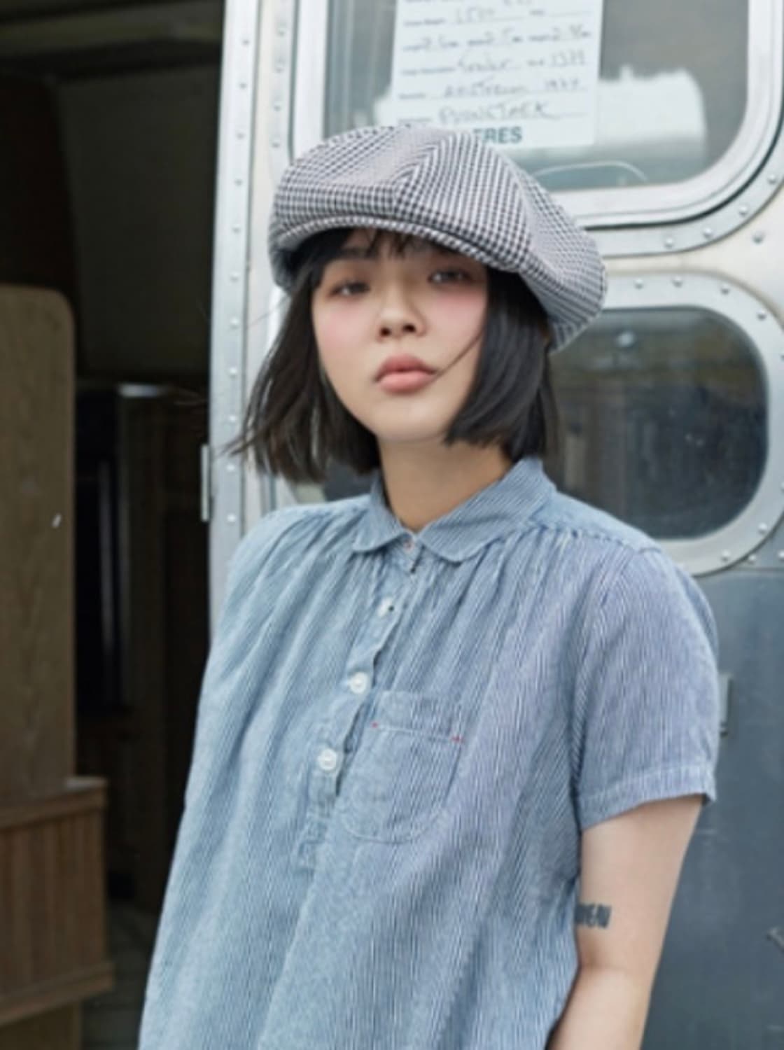 MILLIONAIRE HATS & CO 밀리어네어 햇/깅엄체크 베레모 상품이미지3