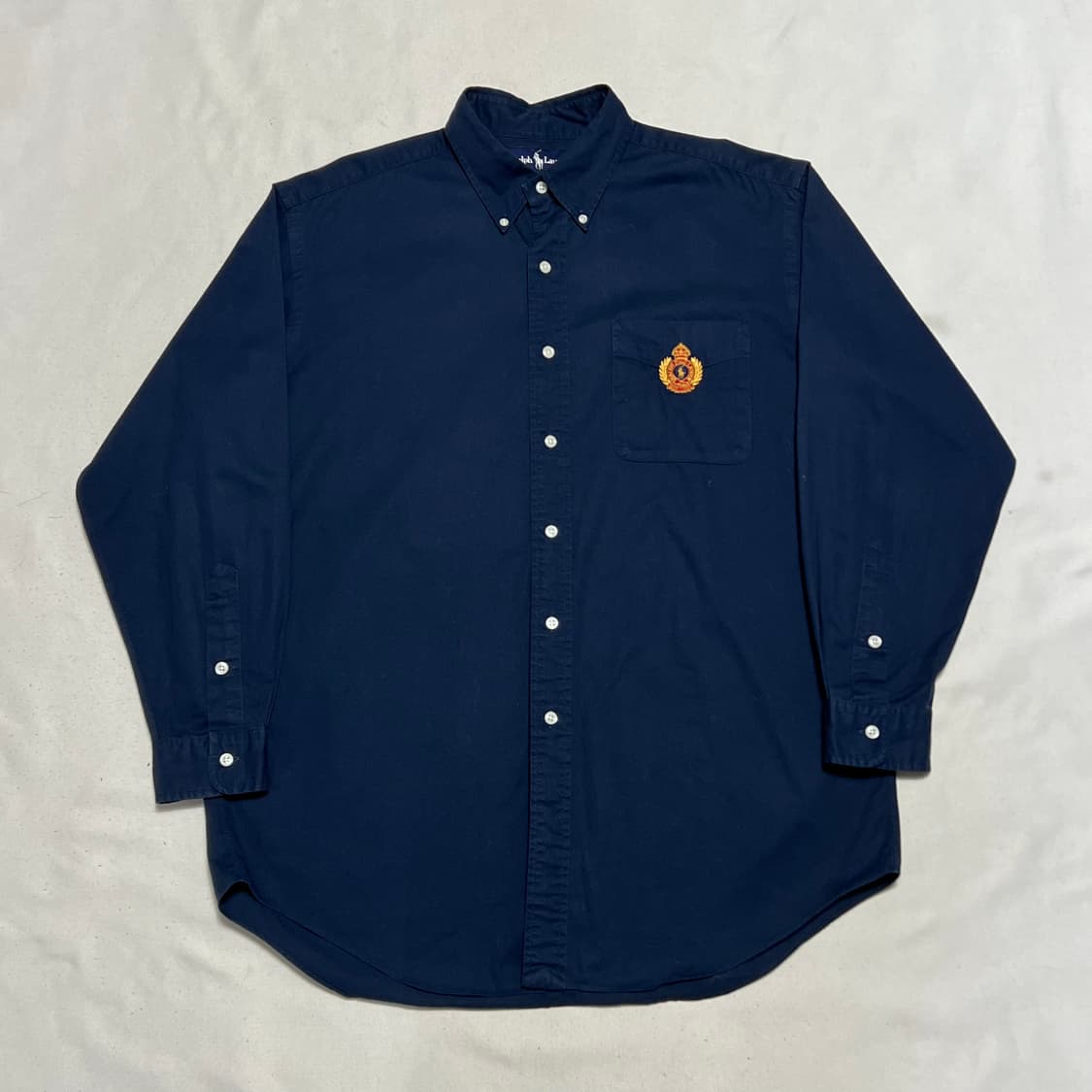 L 폴로랄프로렌 30주년 코튼 네이비 셔츠 상품이미지2