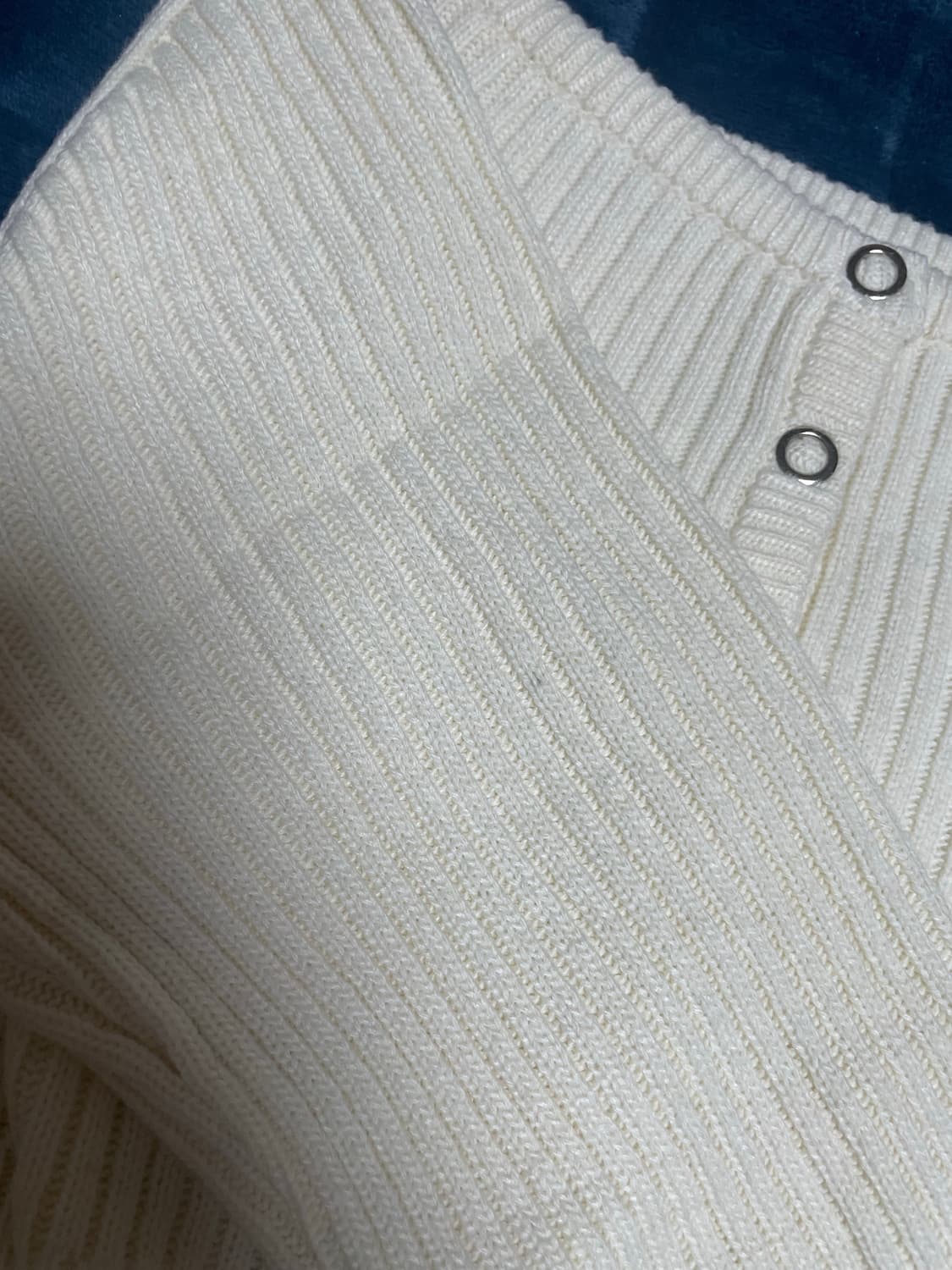 소네트 보트넥 울 가디건 아이보리 상품이미지5