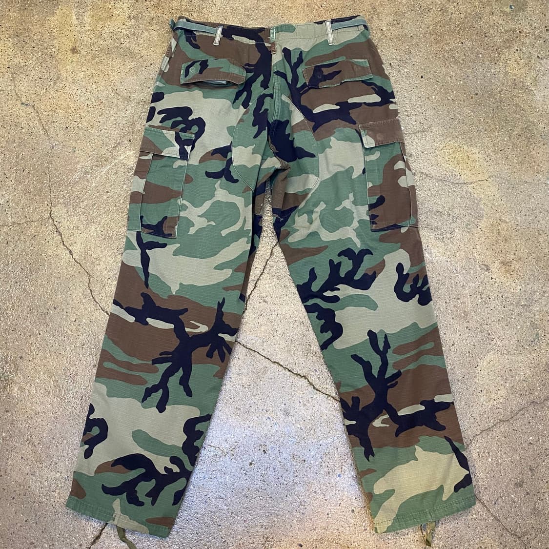 USA 미국 빈티지 카모 밀리터리 카고 바지 상품이미지6