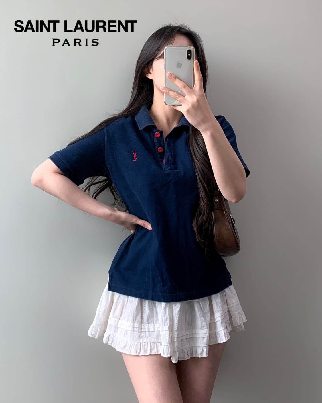 입생로랑 반팔 카라티  상품이미지3