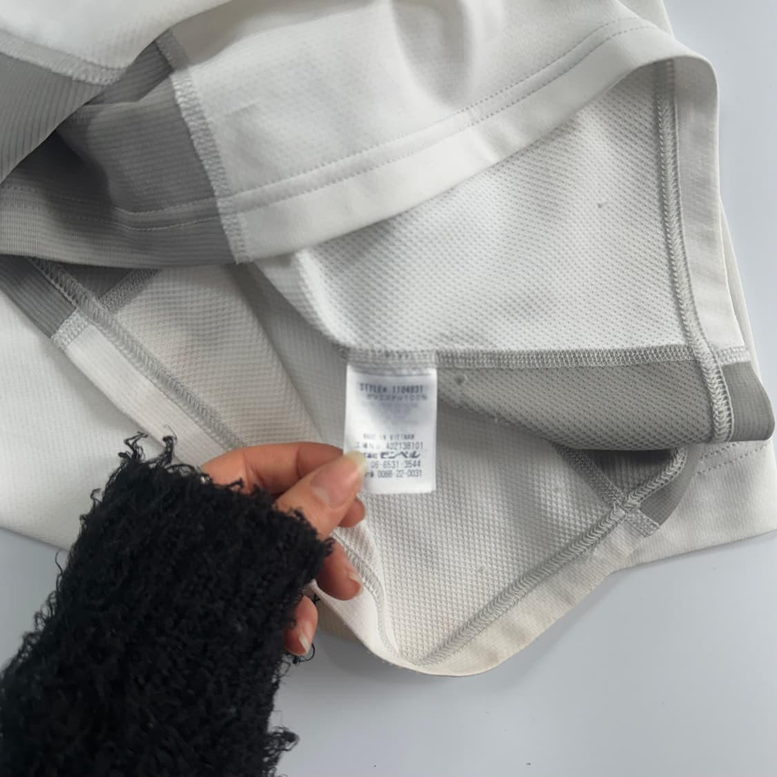 Mont bell 몽벨 반집업 화이트 롱슬리브 상품이미지8