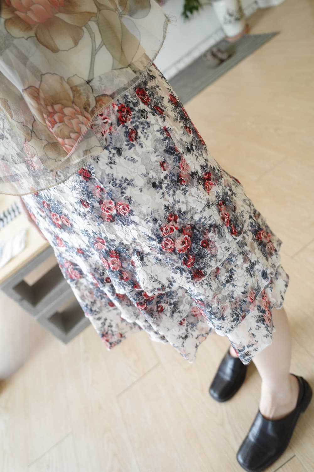 lace flower skirt  상품이미지1