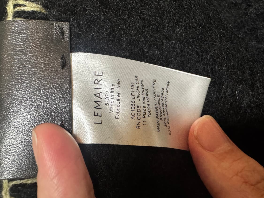 르메르 플러피 머플러 블랙 상품이미지4