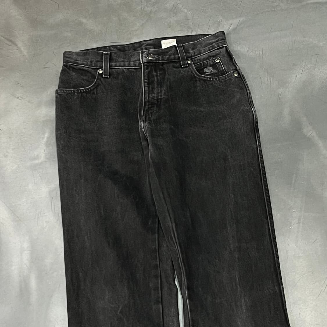  할리데이비슨 흑청 데님 팬츠 y15142 상품이미지3