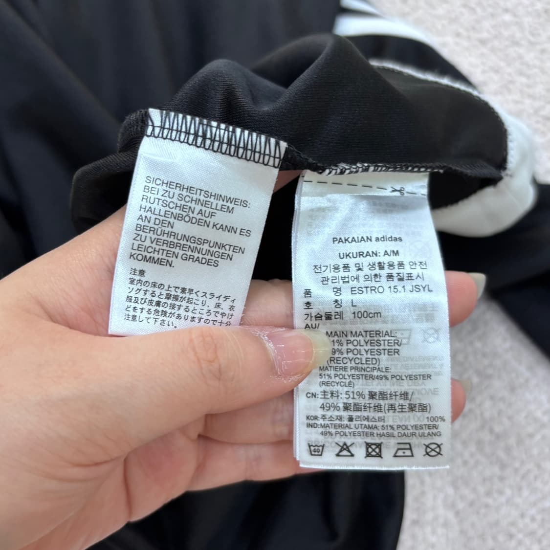 L 아디다스 여성 에어로레디 기능성 긴팔 티셔츠 0526E 상품이미지4