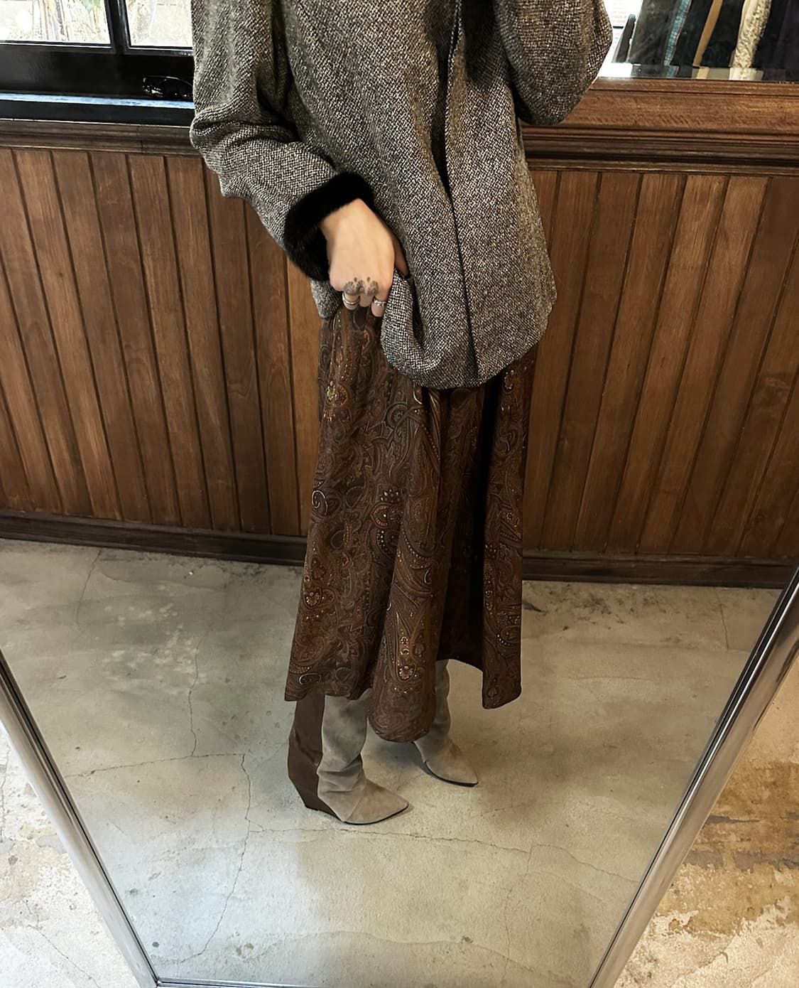 JPV paisley flare skirt 상품이미지5