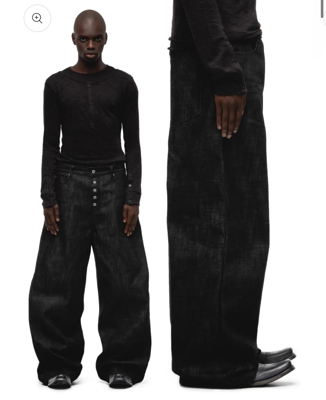 (M) 노페이스스튜디오 RAW DENIM BLACK 상품이미지1