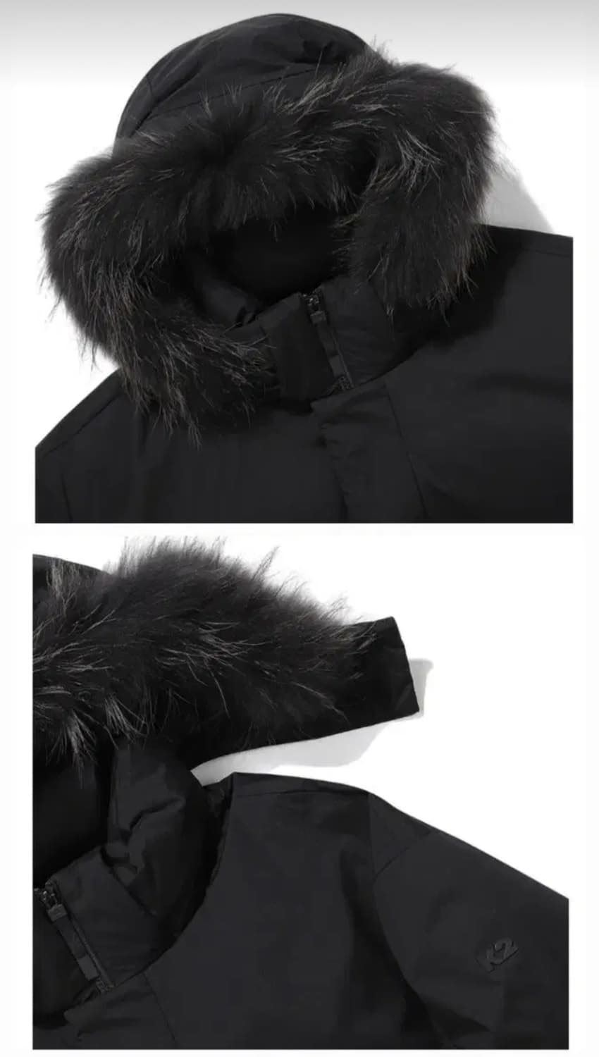 (새제품)K2 씬에어 바이브업 롱패딩 남성 블랙100,105,110 상품이미지4