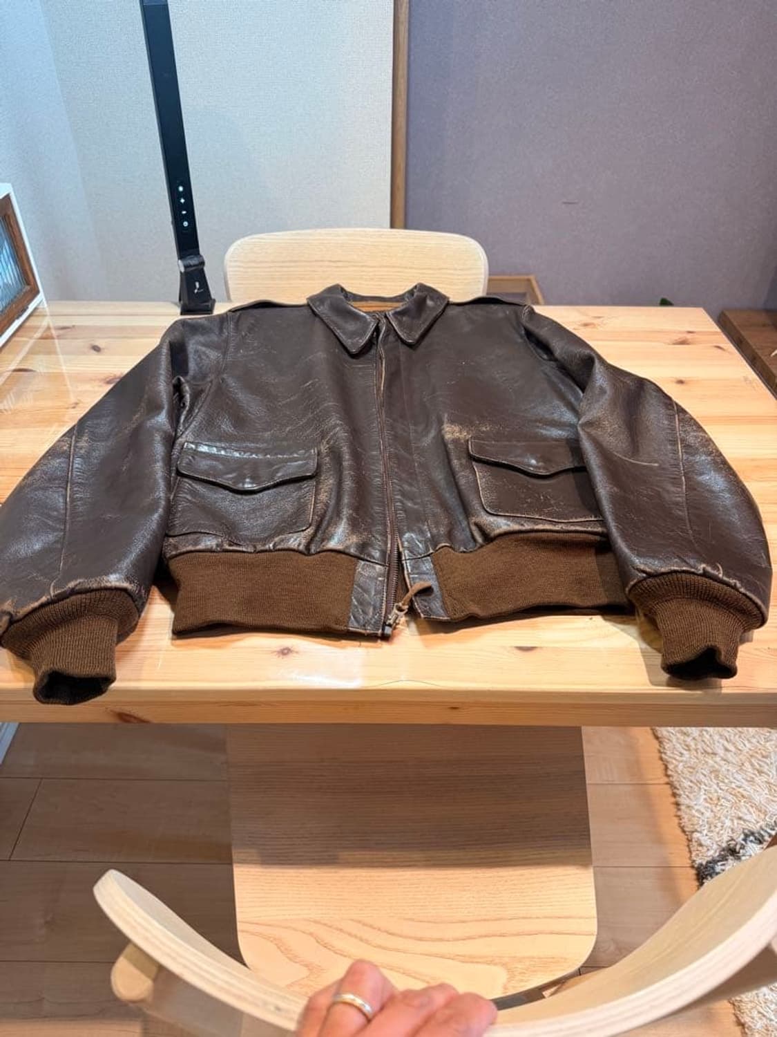 (42) 버즈릭슨 a-2 가죽자켓 상품이미지5