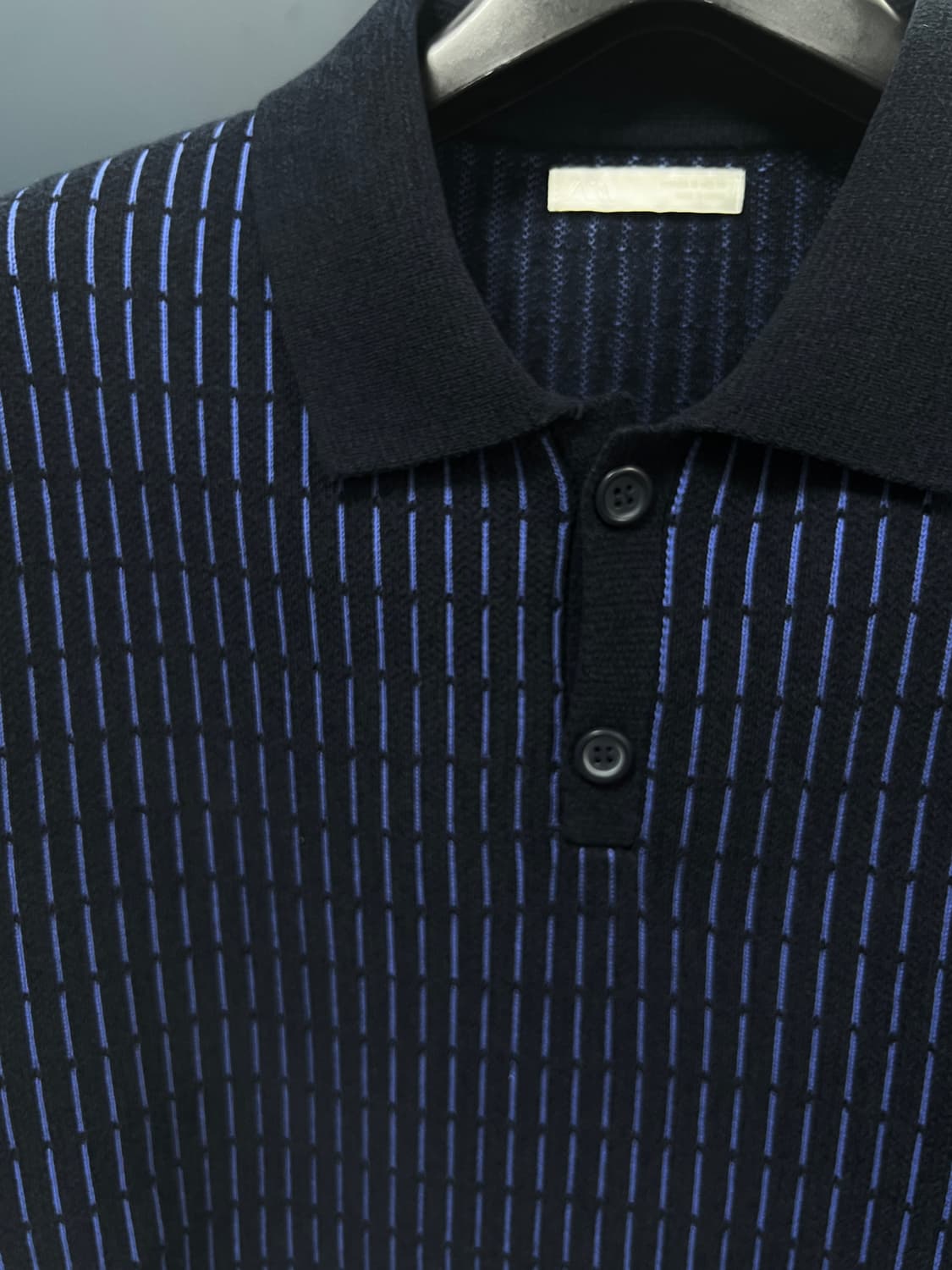 자라 남성 니트 폴로 셔츠 M 상품이미지3