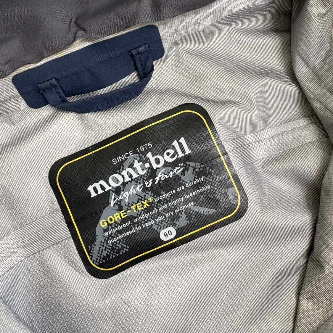 Montbell 몽벨 고어텍스 네이비 걸즈 윈드브레이커 자켓 바람막이 희 상품이미지4