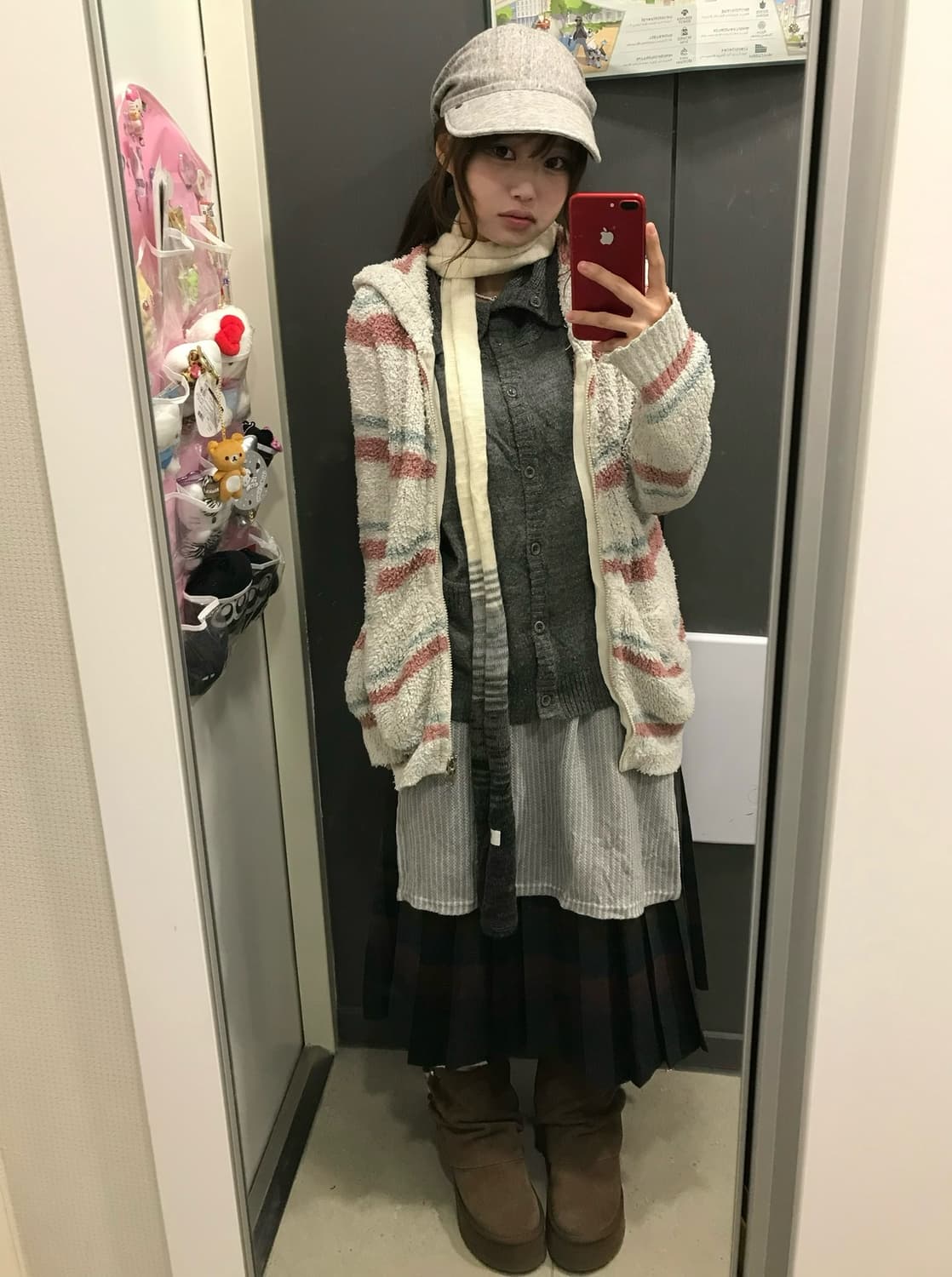 히피 모리걸 하구미 폭닥 코디세트 상품이미지1