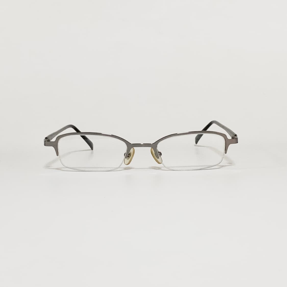 915 데드스탁 하금테 안경 슬림 직사각 건메탈 초경량 빈티지 Y2K 상품이미지1