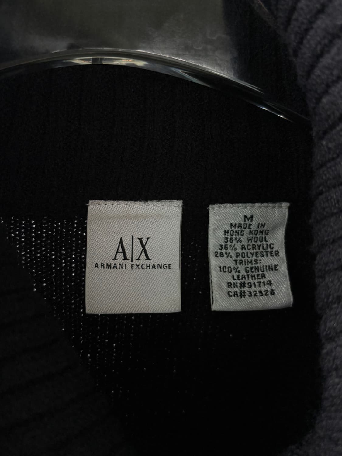 아르마니 울 믹스 라이더 자켓  상품이미지10