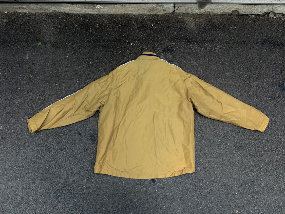 90s 에어워크 카메라 베이지 올드스쿨 바람막이 나일론 트랙자켓 M 상품이미지7