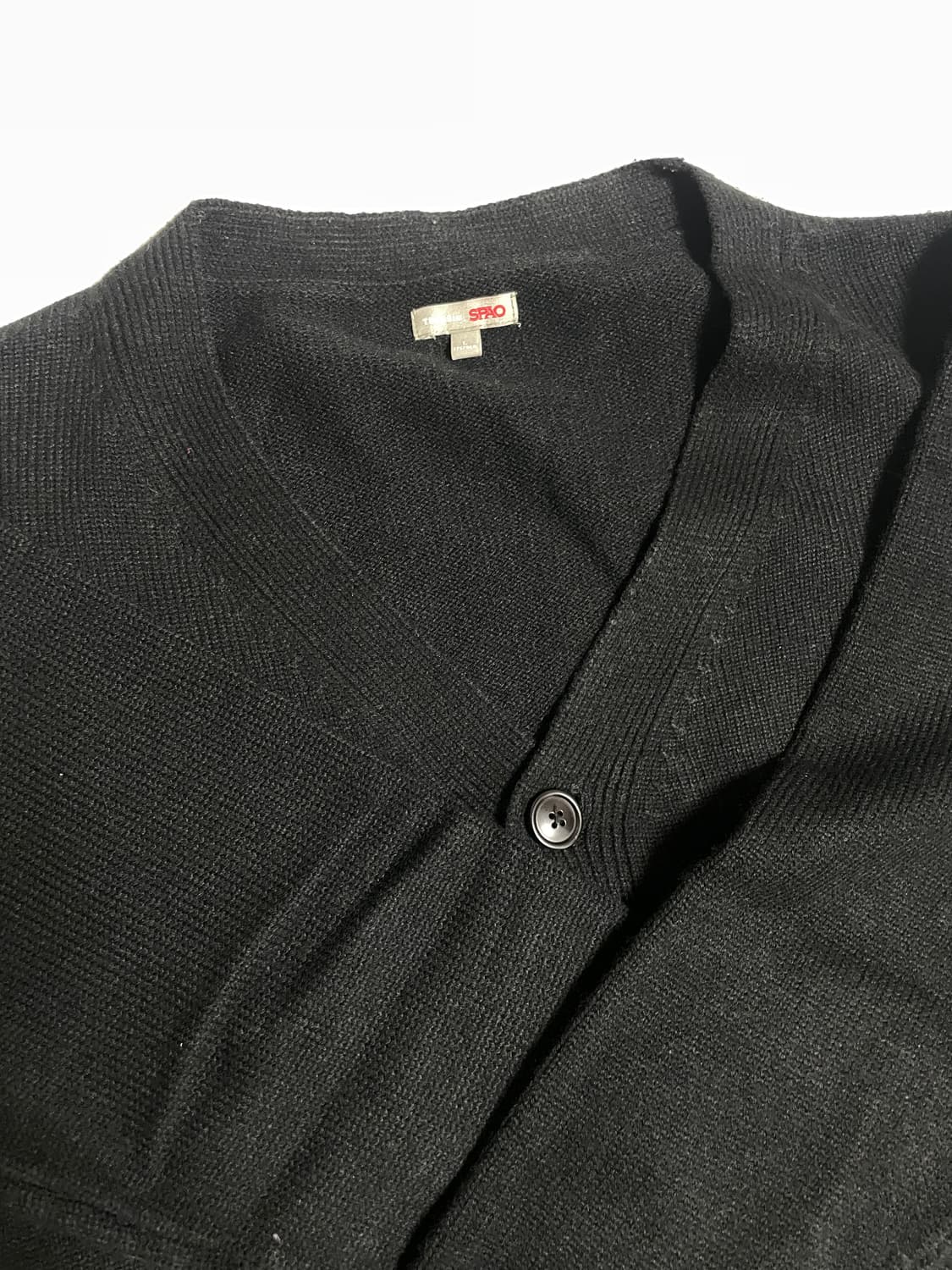 스파오 가디건 블랙 L 상품이미지1