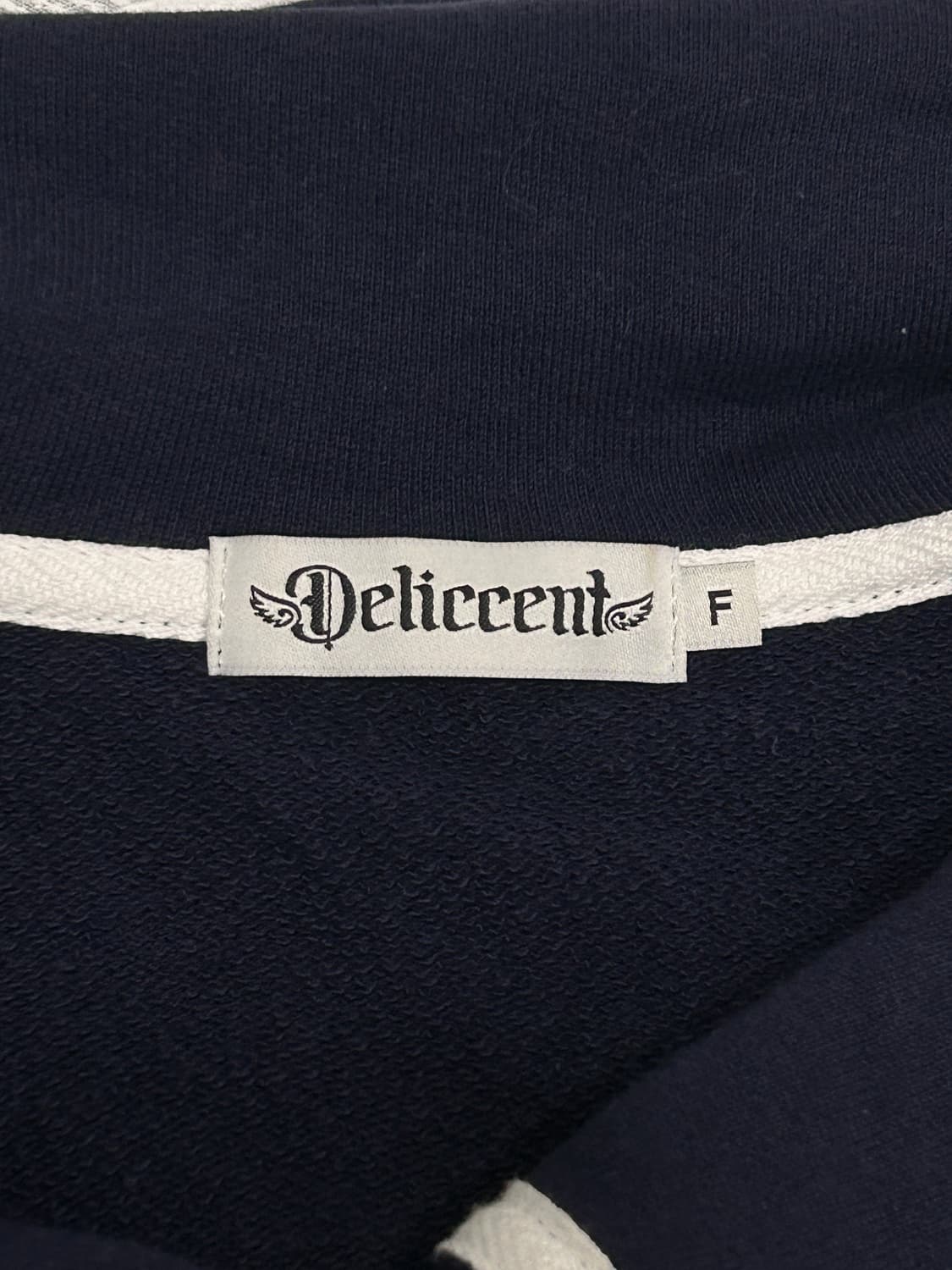 델리센트 세일러 카라 하프집업 맨투맨 F 상품이미지6