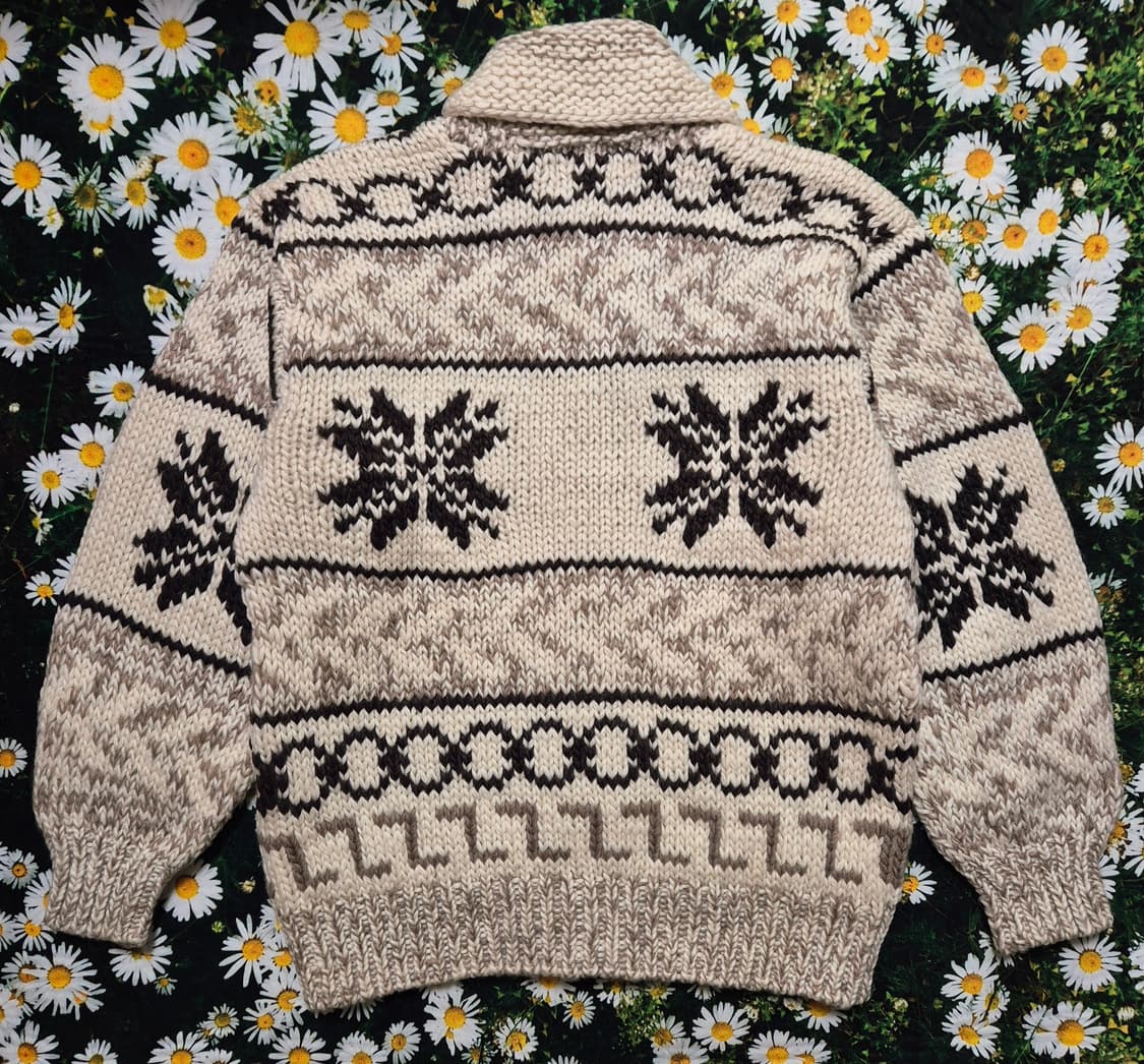 SEVEN ISLANDS 눈꽃 패턴 코위찬 가디건 성인M 상품이미지4