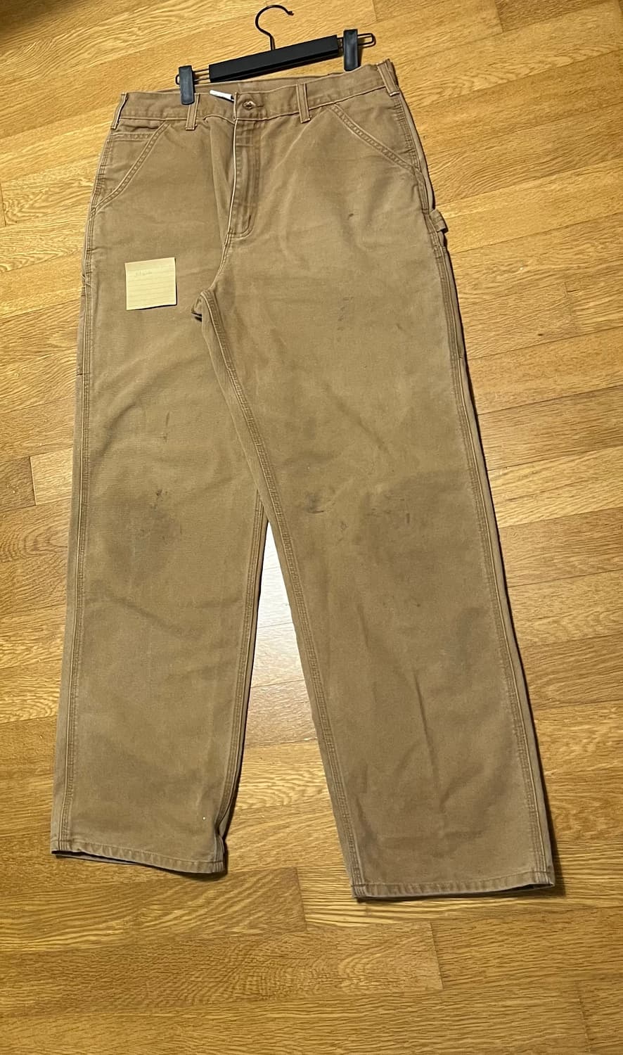 Carhartt OG 칼하트 덕 캔버스 카펜터 워크 팬츠 상품이미지2