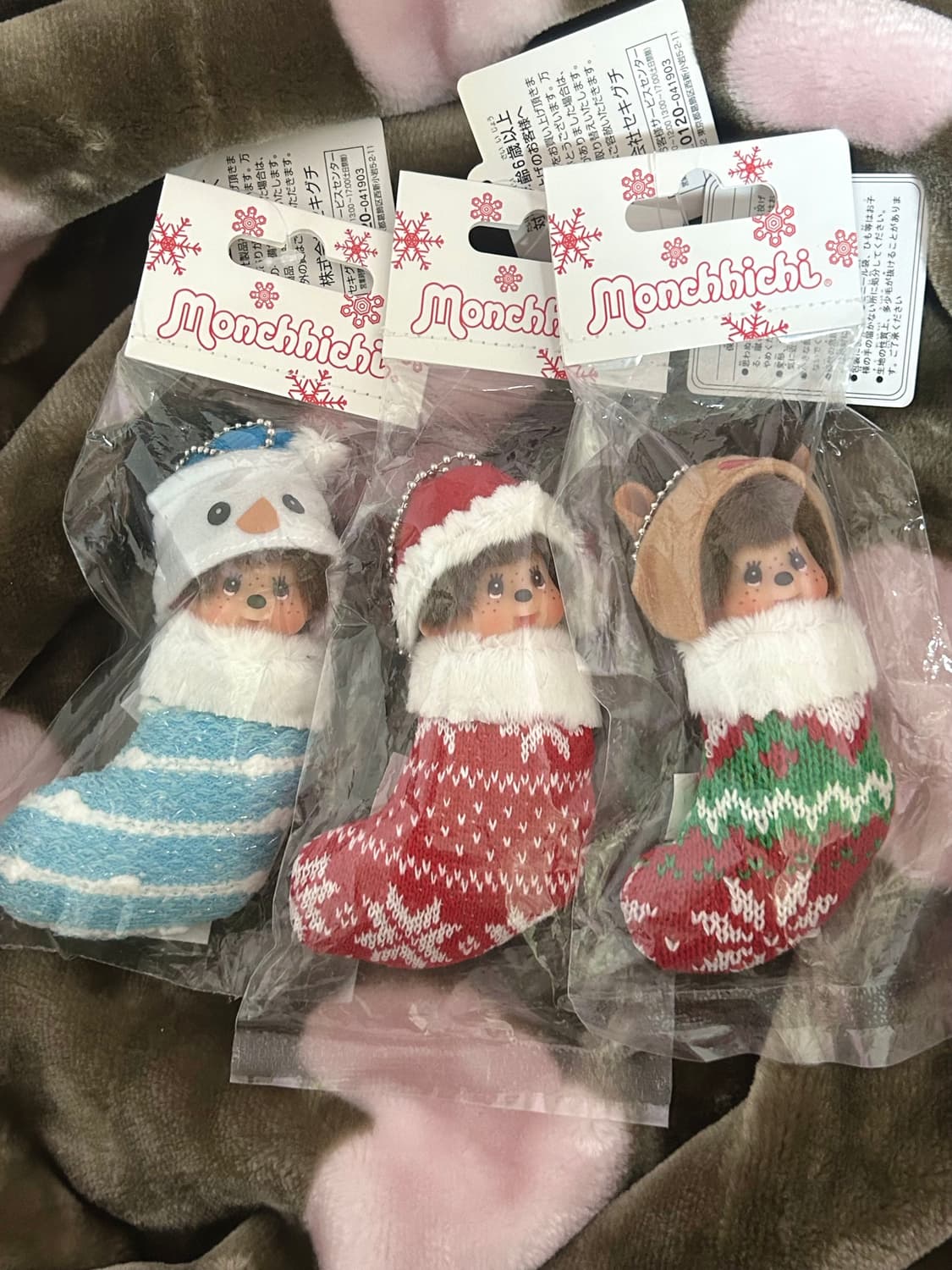 [정품/세트할인] 몬치치 크리스마스 오너먼트 키링 / 양말인형 상품이미지8