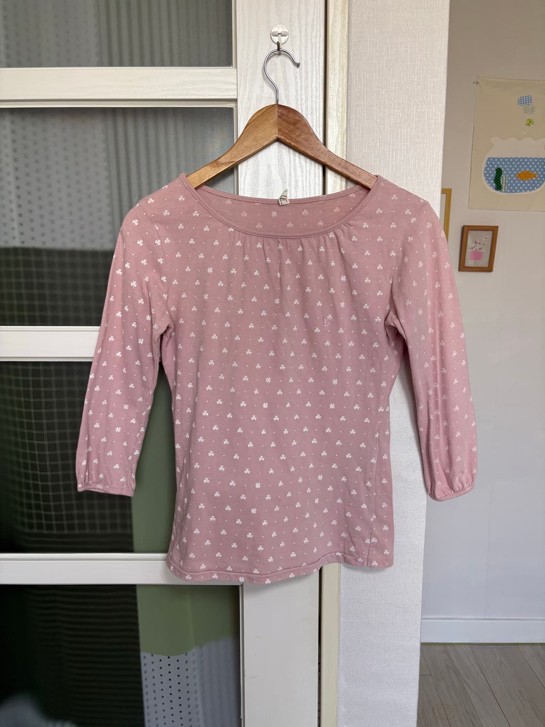 핑크 클로버 티셔츠 상품이미지1