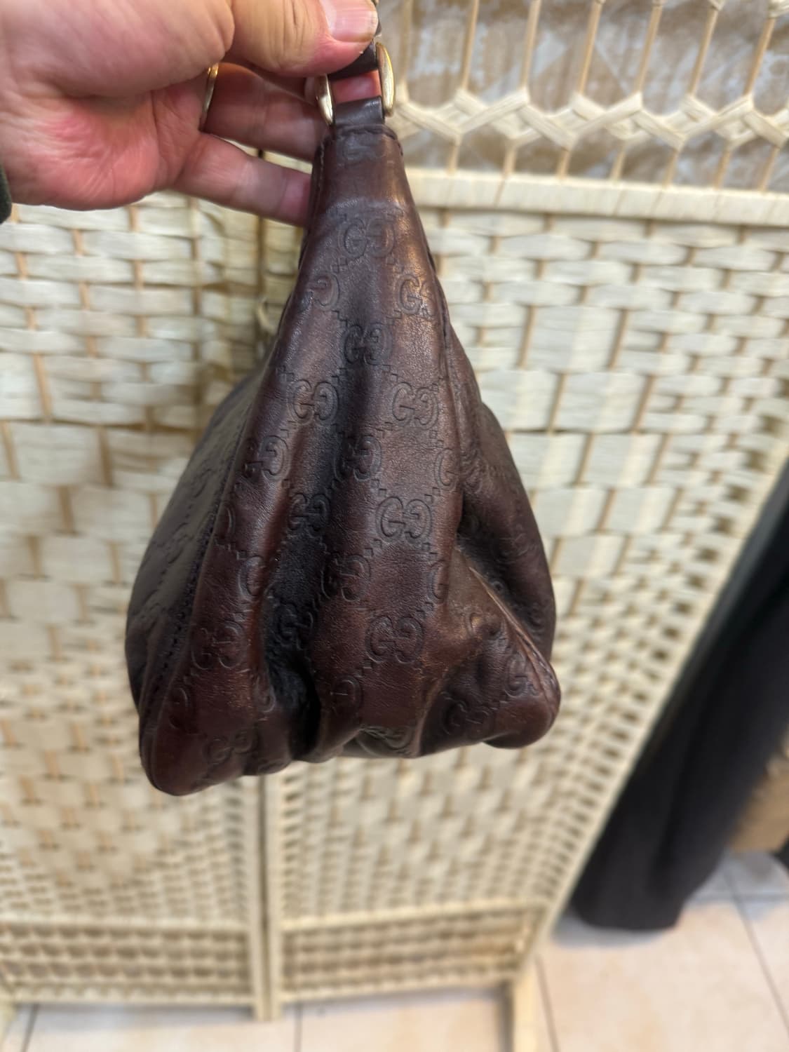 정품 구찌 시마 D링 숄더백 팝니다 상품이미지5