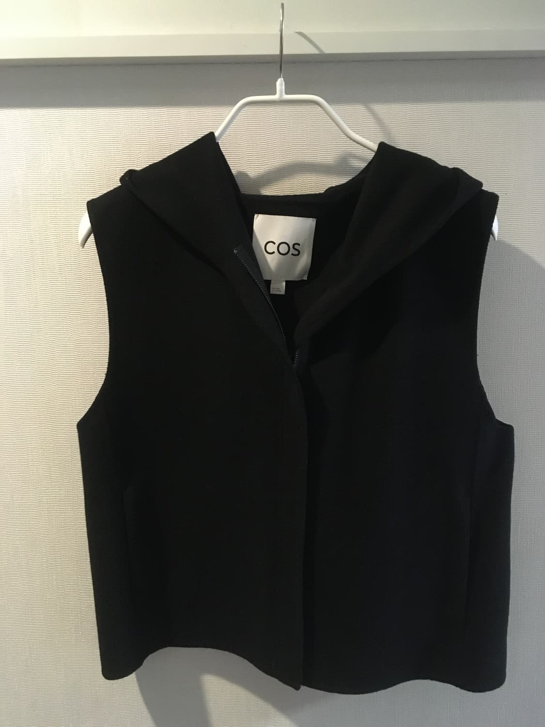 코스 울 후드 집업 조끼 베스트 S 상품이미지2