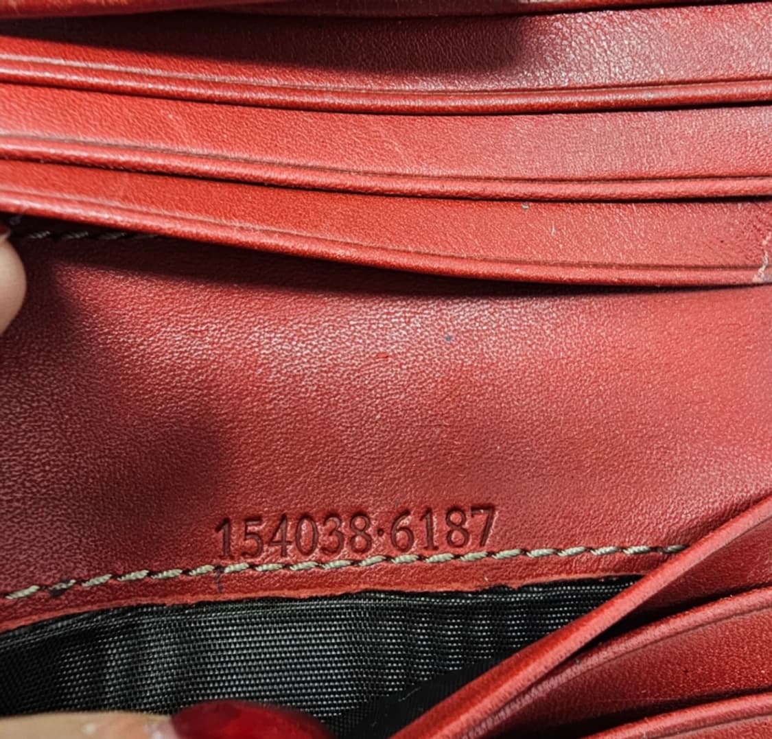 구찌 시마 하트 자물쇠 반지갑 레드 상품이미지6