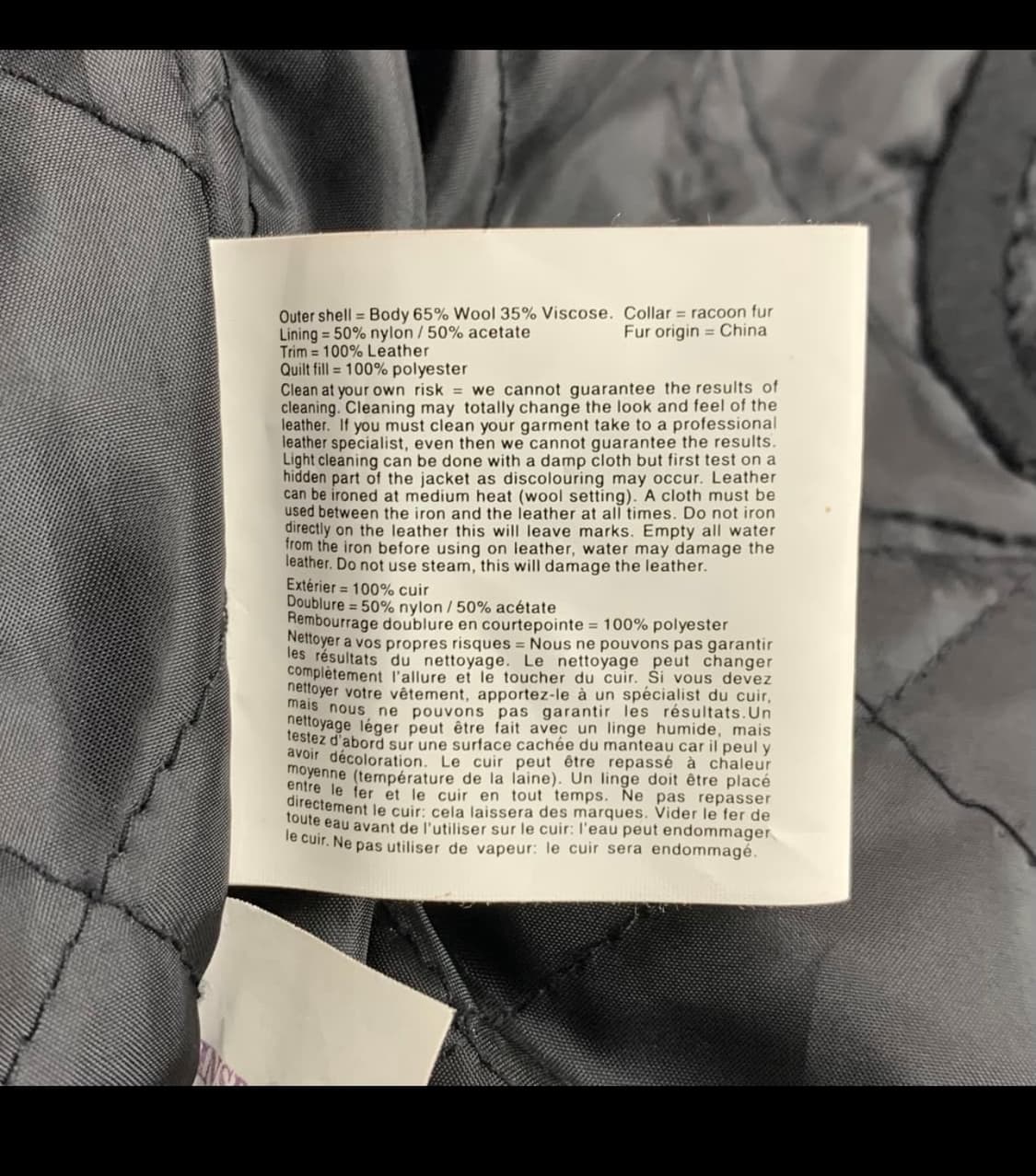 [XL] 펠레펠레 퍼 후드 자켓 상품이미지8