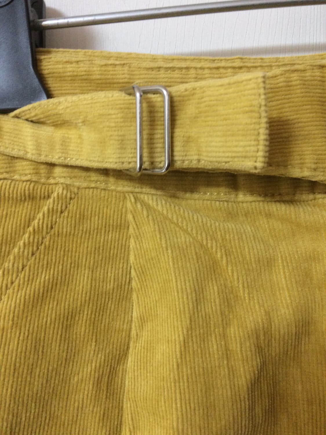 옐로우 코듀로이 스커트 상품이미지2