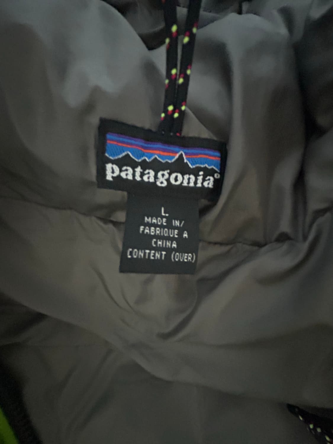 빈티지 파타고니아 다스파카 게코그린 02년도 L 상품이미지4