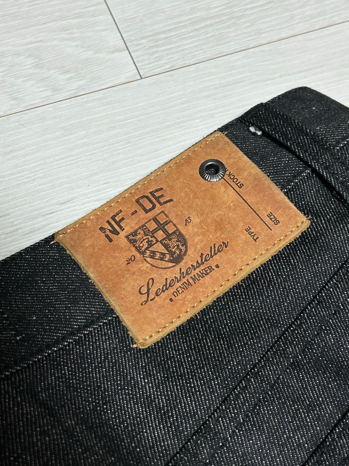 노페이스 스튜디오 재페니즈 데님 루즈핏 블랙 m size 상품이미지4