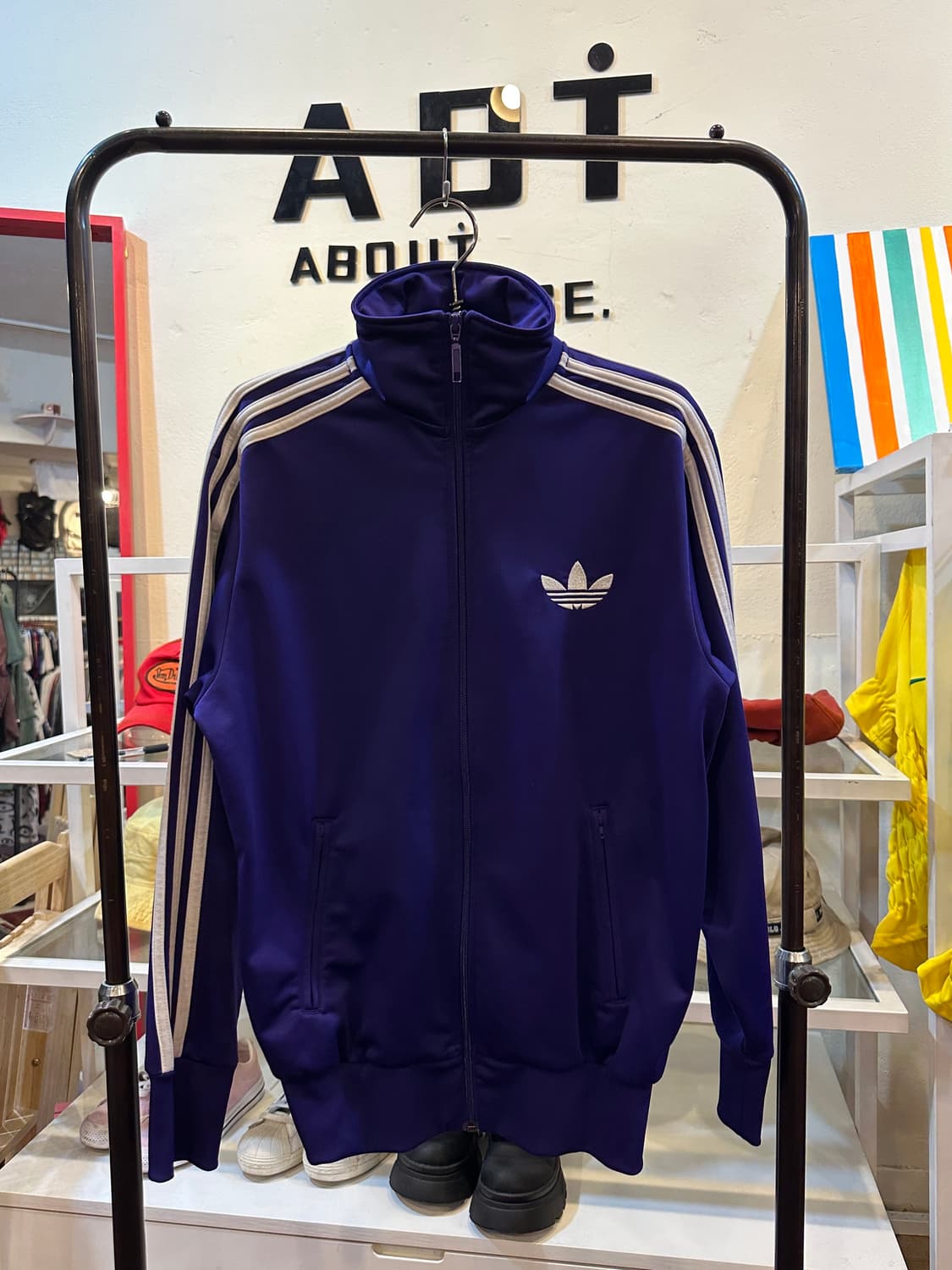 아디다스 구형 파이어버드 져지 퍼플 85size 상품이미지1