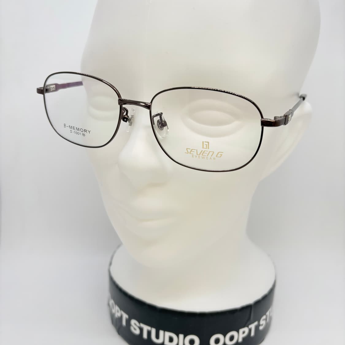 SEVEN G 브라운 스퀘어 메탈테 빈티지안경 상품이미지8