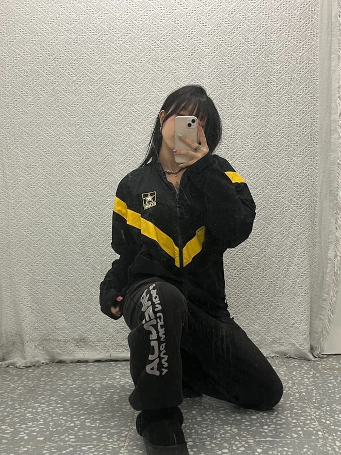 US ARMY APFU 올드스쿨 미군 바람막이 자켓 M C06768 상품이미지2