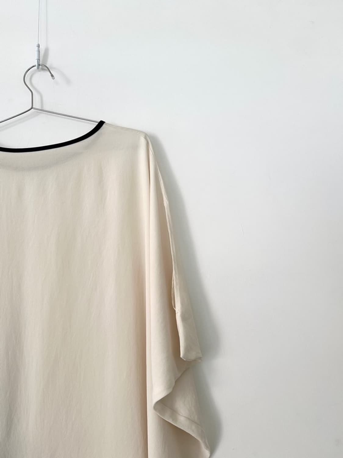 Unbalanced drape top & ops  상품이미지8