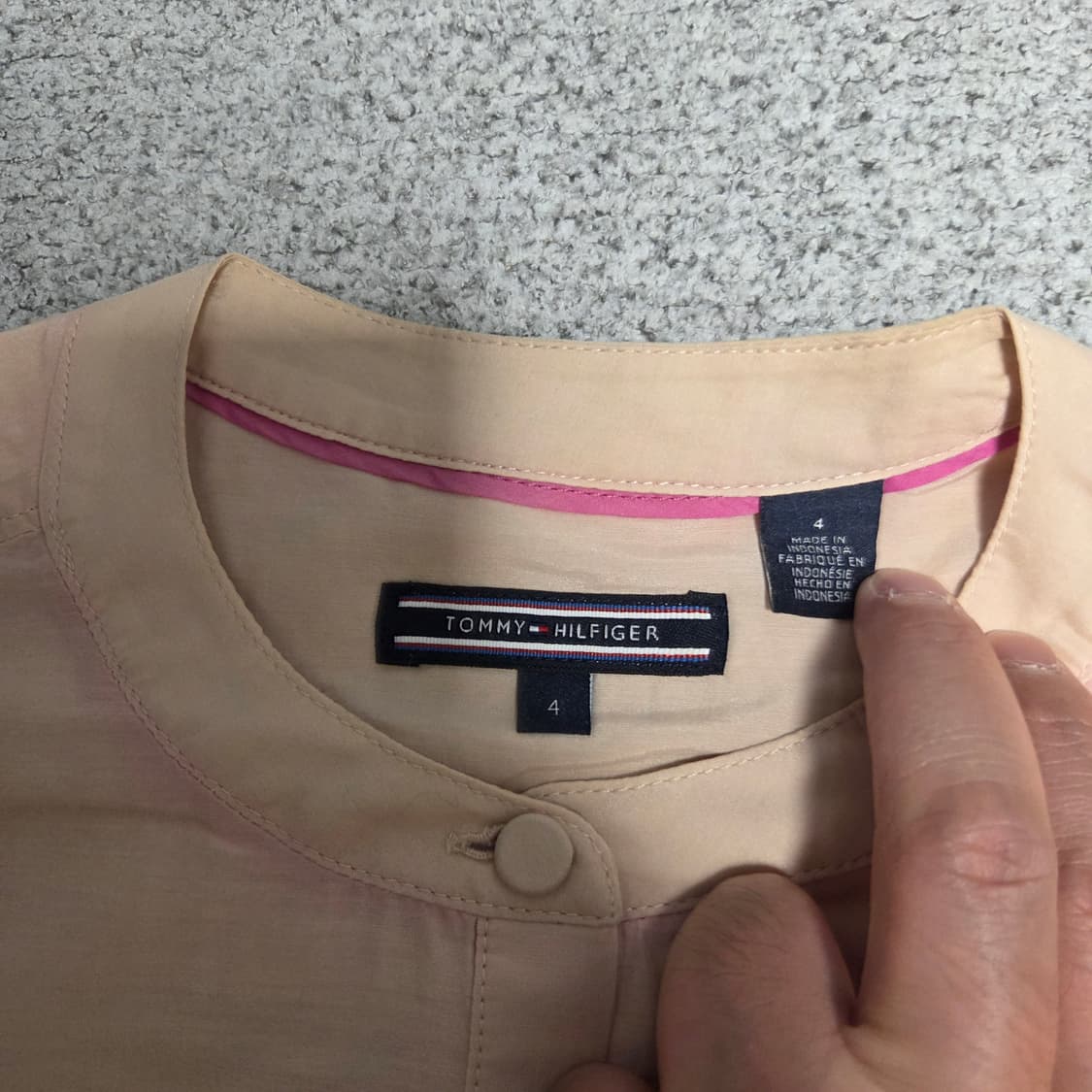 Tommy Hilfiger 헨리넥 셔츠 3 S-M 상품이미지4