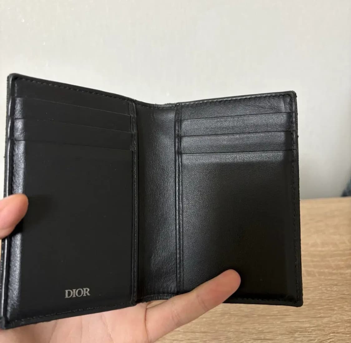 디올 오블리크 오거나이저 카드지갑 블랙 상품이미지2