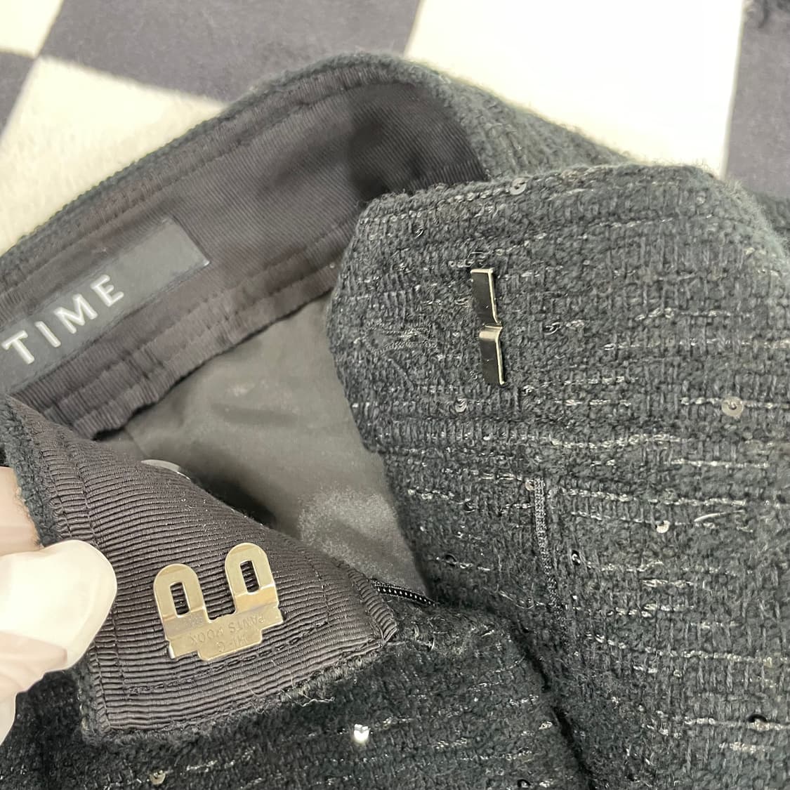 정품) TIME 타임 트위드 숏 팬츠 상품이미지6