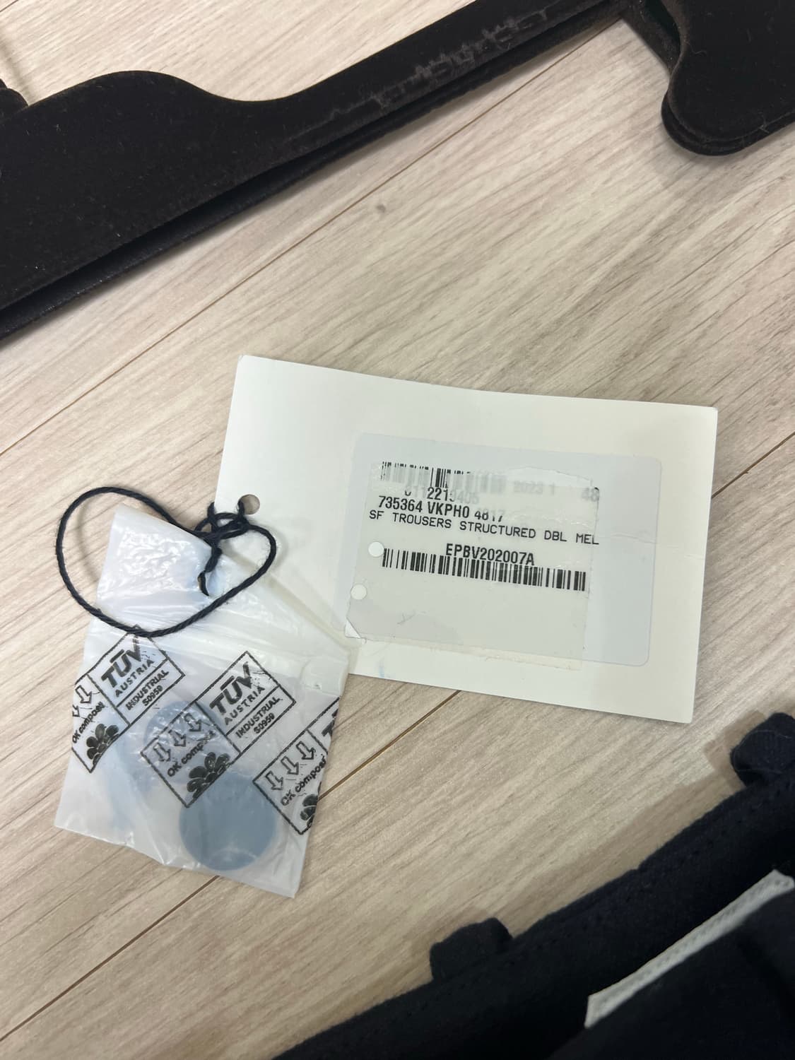 보테가 베네타 / 네이비 울코튼 이중지 크롭 팬츠 / 48 상품이미지7