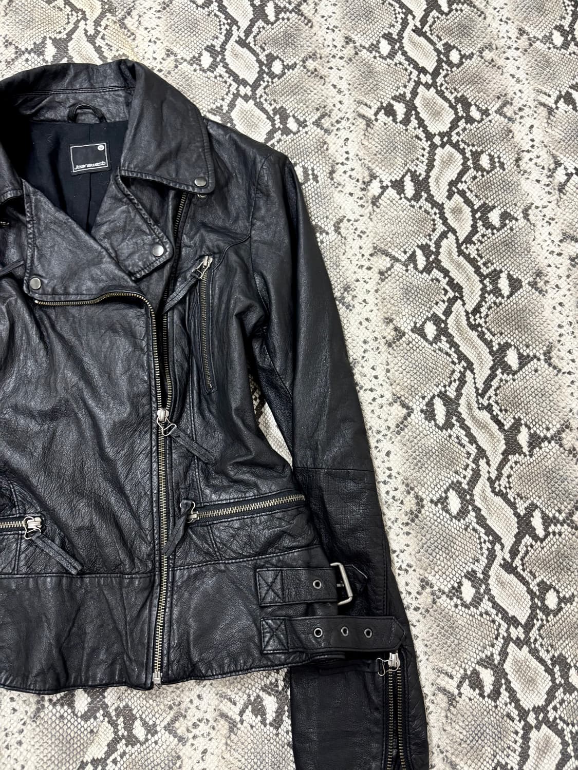 CHIC MOOD Black Side Buckle Le 상품이미지4