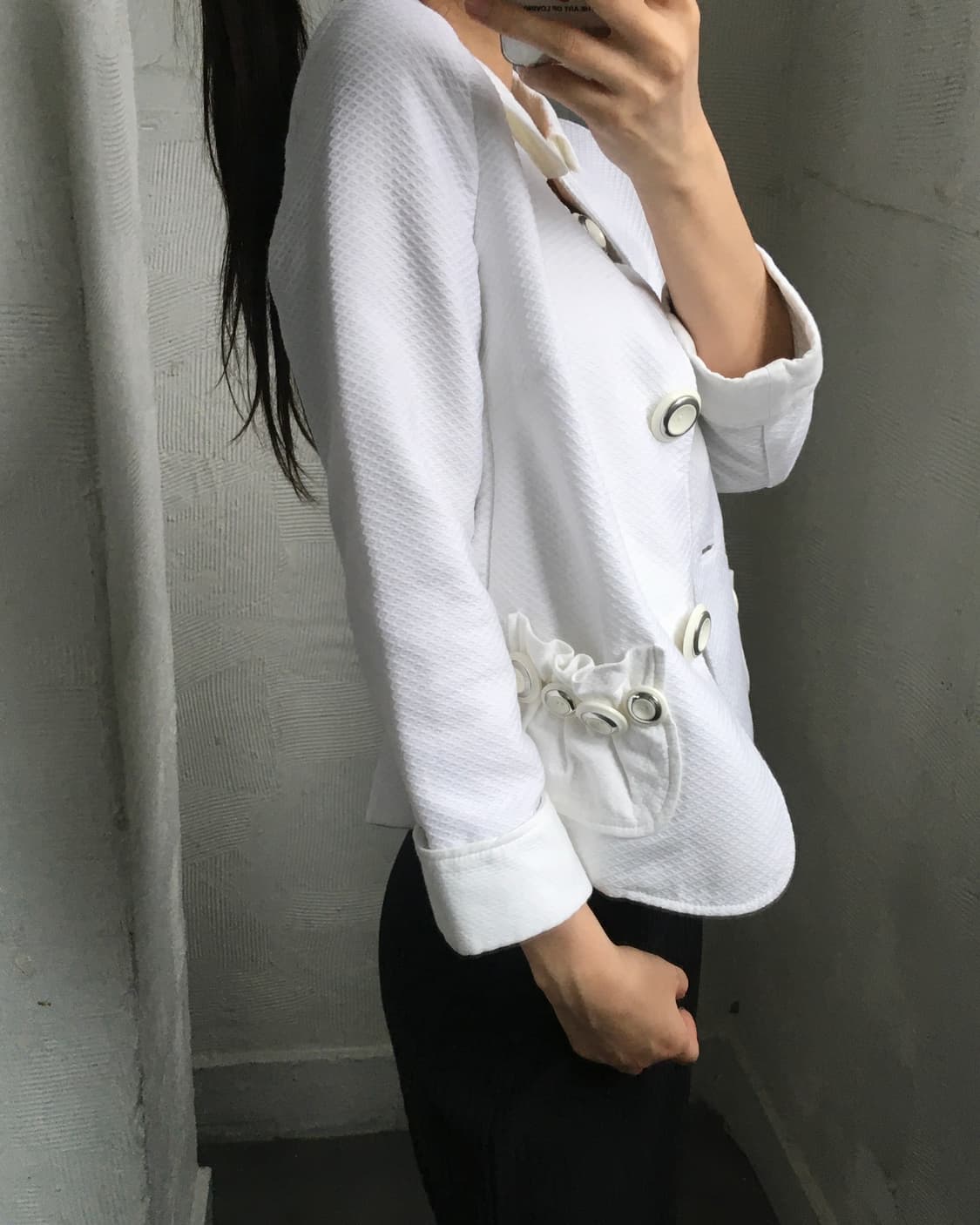 D&G 돌체앤가바나 화이트 카라 자켓 상품이미지3