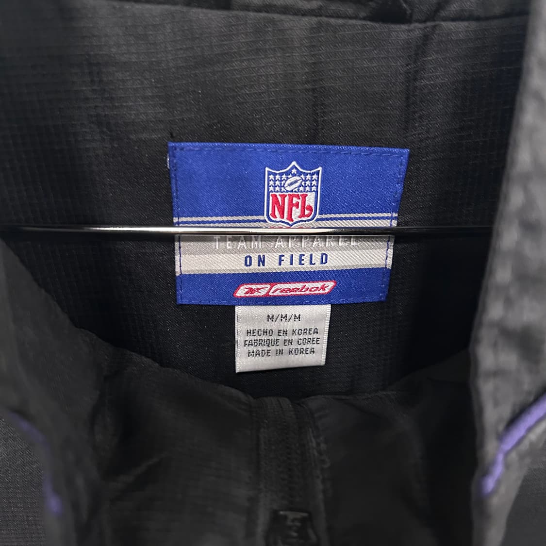 리복 NFL RAVENS 풋볼팀 나그랑 오버핏 바람막이 상품이미지3