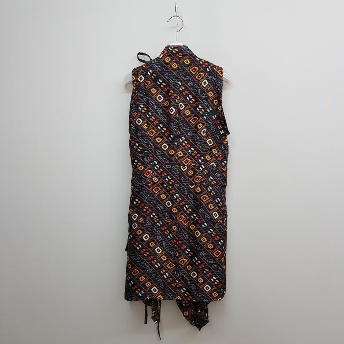 이자벨마랑 실크 패턴 슬리브리스 드레이프 원피스 38사이즈 상품이미지6