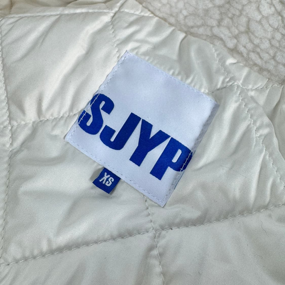 SJYP 배색 박시핏 셰르파 집업 상품이미지4