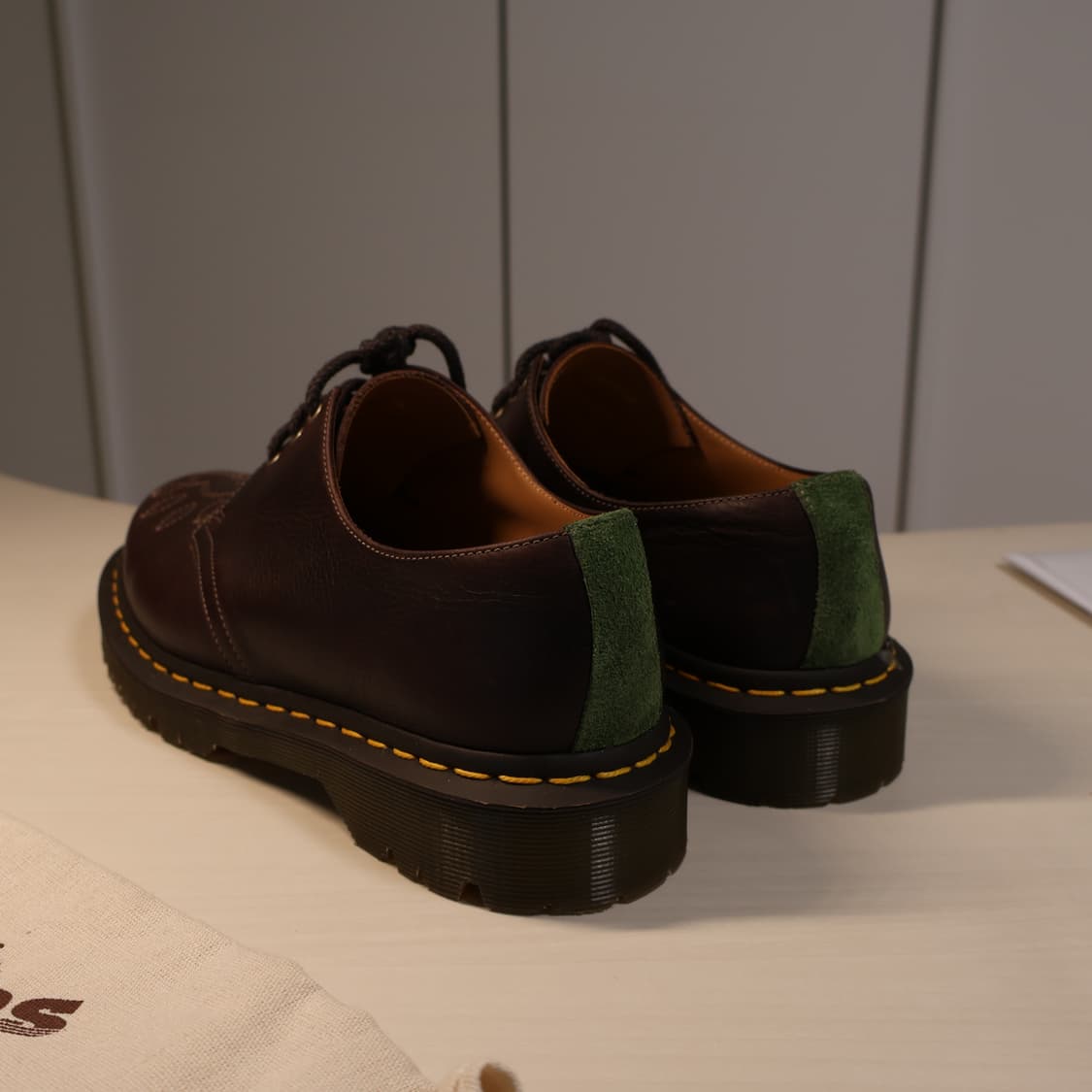 닥터 마틴 1461 내츄럴 텀블 체스트넛 브라운(UK9) 상품이미지4