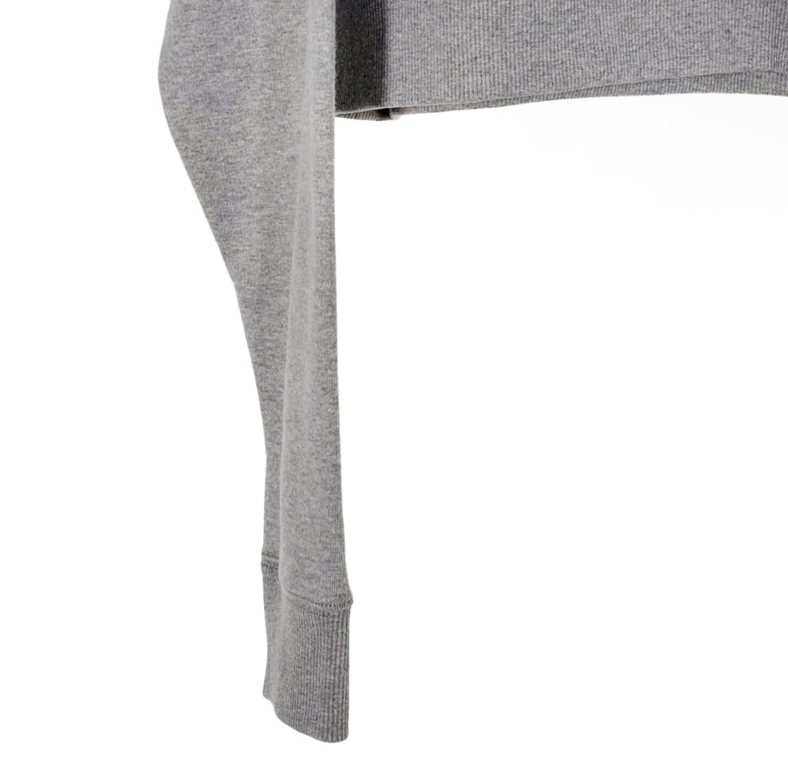 [L] 미우미우 하프 지퍼 오버핏 카라 스웻 셔츠 맨투맨 티셔츠 그레이 상품이미지7