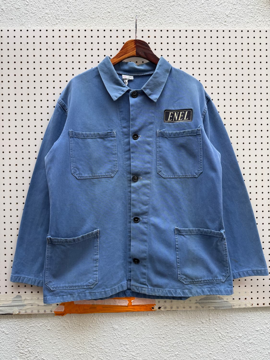 OLD VINTAGE BELTED LIGHT BLUE 프렌치워크자켓 상품이미지1